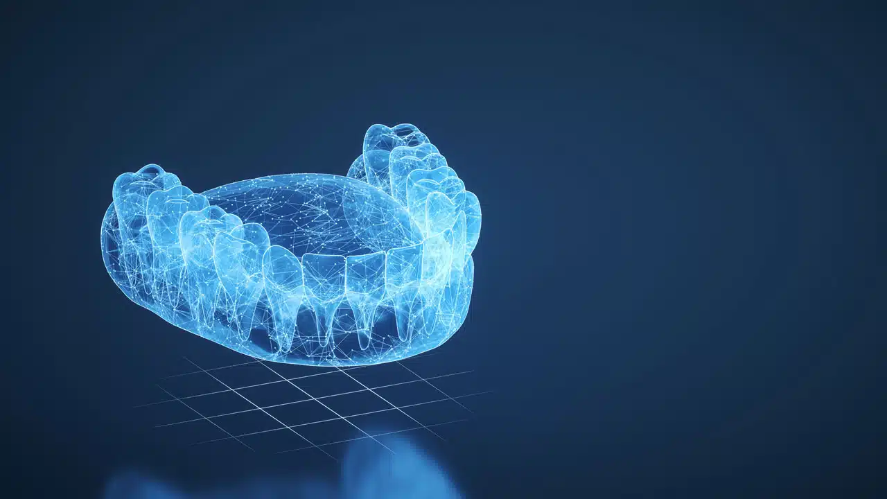 Digital image of a tooth model